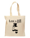 Like A Sir - Super Classy Grocery Tote Bag-Grocery Tote-TooLoud-Natural-Medium-Davson Sales