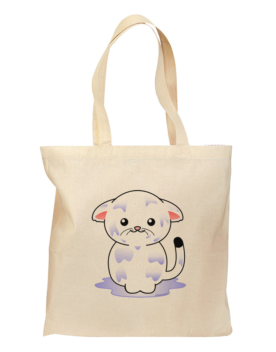 Wet Pussycat Grocery Tote Bag-Grocery Tote-TooLoud-Natural-Medium-Davson Sales