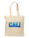 Cali Ocean Bubbles Grocery Tote Bag by TooLoud-Grocery Tote-TooLoud-Natural-Medium-Davson Sales