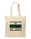 In Data We Trust Grocery Tote Bag - Natural-Grocery Tote-TooLoud-Natural-Medium-Davson Sales