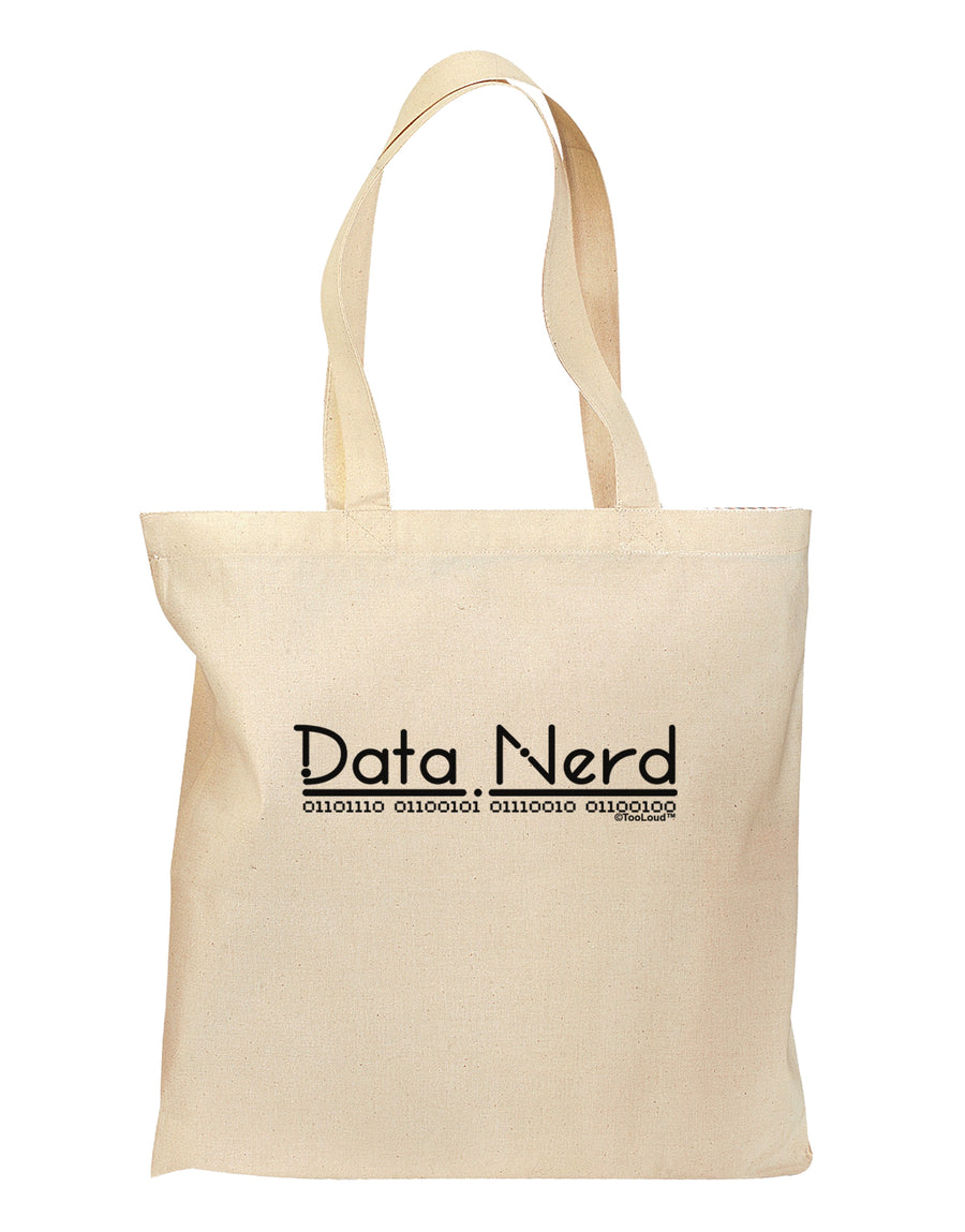 Data Nerd Grocery Tote Bag by TooLoud-Grocery Tote-TooLoud-Natural-Medium-Davson Sales