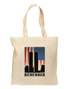 TooLoud Twin Towers Remember Grocery Tote Bag - Natural-Grocery Tote-TooLoud-Natural-Medium-Davson Sales