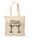 At My Age I Need Glasses - Martini Grocery Tote Bag by TooLoud-Grocery Tote-TooLoud-Natural-Medium-Davson Sales