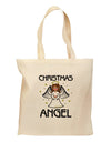 Christmas Angel Grocery Tote Bag-Grocery Tote-TooLoud-Natural-Medium-Davson Sales