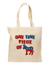 One Fine Piece Of - Democrat Grocery Tote Bag-Grocery Tote-TooLoud-Natural-Medium-Davson Sales