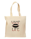 Vamp Life Grocery Tote Bag-Grocery Tote-TooLoud-Natural-Medium-Davson Sales