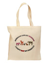 I Don't Eat My Friends Grocery Tote Bag-Grocery Tote-TooLoud-Natural-Medium-Davson Sales