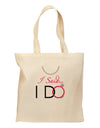 I Said I Do - Bride Grocery Tote Bag-Grocery Tote-TooLoud-Natural-Medium-Davson Sales