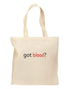 Got Blood Grocery Tote Bag-Grocery Tote-TooLoud-Natural-Medium-Davson Sales