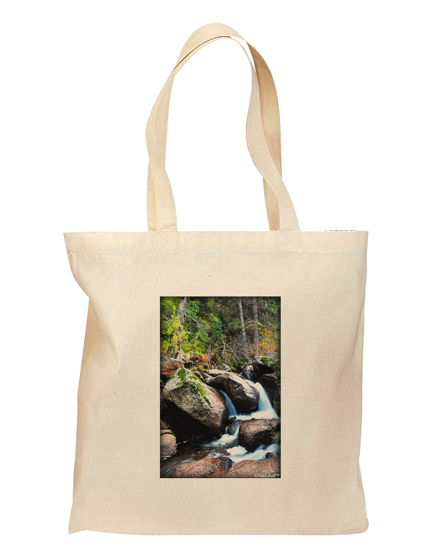 Rockies River Grocery Tote Bag - Natural-Grocery Tote-TooLoud-Natural-Medium-Davson Sales