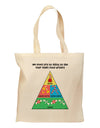 Main Food Groups of an Elf - Christmas Grocery Tote Bag-Grocery Tote-TooLoud-Natural-Medium-Davson Sales