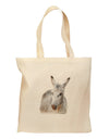 Burro Cutout Grocery Tote Bag - Natural-Grocery Tote-TooLoud-Natural-Medium-Davson Sales