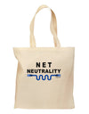 Net Neutrality Grocery Tote Bag-Grocery Tote-TooLoud-Natural-Medium-Davson Sales