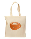 Cute Holiday Drink Pumpkin Spice Latte Grocery Tote Bag-Grocery Tote-TooLoud-Natural-Medium-Davson Sales