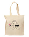 Cute Ghost Couple My Boo Halloween Grocery Tote Bag-Grocery Tote-TooLoud-Natural-Medium-Davson Sales