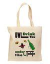 Owl Drink You Under the Table Grocery Tote Bag-Grocery Tote-TooLoud-Natural-Medium-Davson Sales