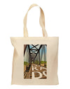 Colorado Bridge Text Grocery Tote Bag-Grocery Tote-TooLoud-Natural-Medium-Davson Sales