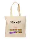 Hail to the Goblin King Grocery Tote Bag-Grocery Tote-TooLoud-Natural-Medium-Davson Sales