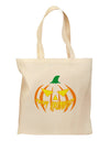 Happy Halloween Jack Yellow Grocery Tote Bag-Grocery Tote-TooLoud-Natural-Medium-Davson Sales