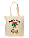 Jingle Balls with Text Grocery Tote Bag-Grocery Tote-TooLoud-Natural-Medium-Davson Sales