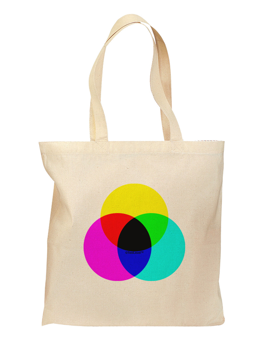 CMYK Color Model Grocery Tote Bag by TooLoud-Grocery Tote-TooLoud-Natural-Medium-Davson Sales