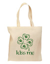 Kiss Me Clover Grocery Tote Bag-Grocery Tote-TooLoud-Natural-Medium-Davson Sales