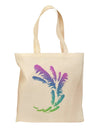 Tropical Feathers Grocery Tote Bag - Natural-Grocery Tote-TooLoud-Natural-Medium-Davson Sales