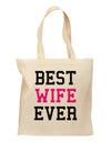 Best Wife Ever Grocery Tote Bag-Grocery Tote-TooLoud-Natural-Medium-Davson Sales