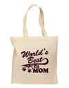 World's Best Dog Mom Grocery Tote Bag by TooLoud-Grocery Tote-TooLoud-Natural-Medium-Davson Sales