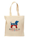 RePUPlican Grocery Tote Bag-Grocery Tote-TooLoud-Natural-Medium-Davson Sales