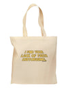 Lack of Faith Grocery Tote Bag-Grocery Tote-TooLoud-Natural-Medium-Davson Sales