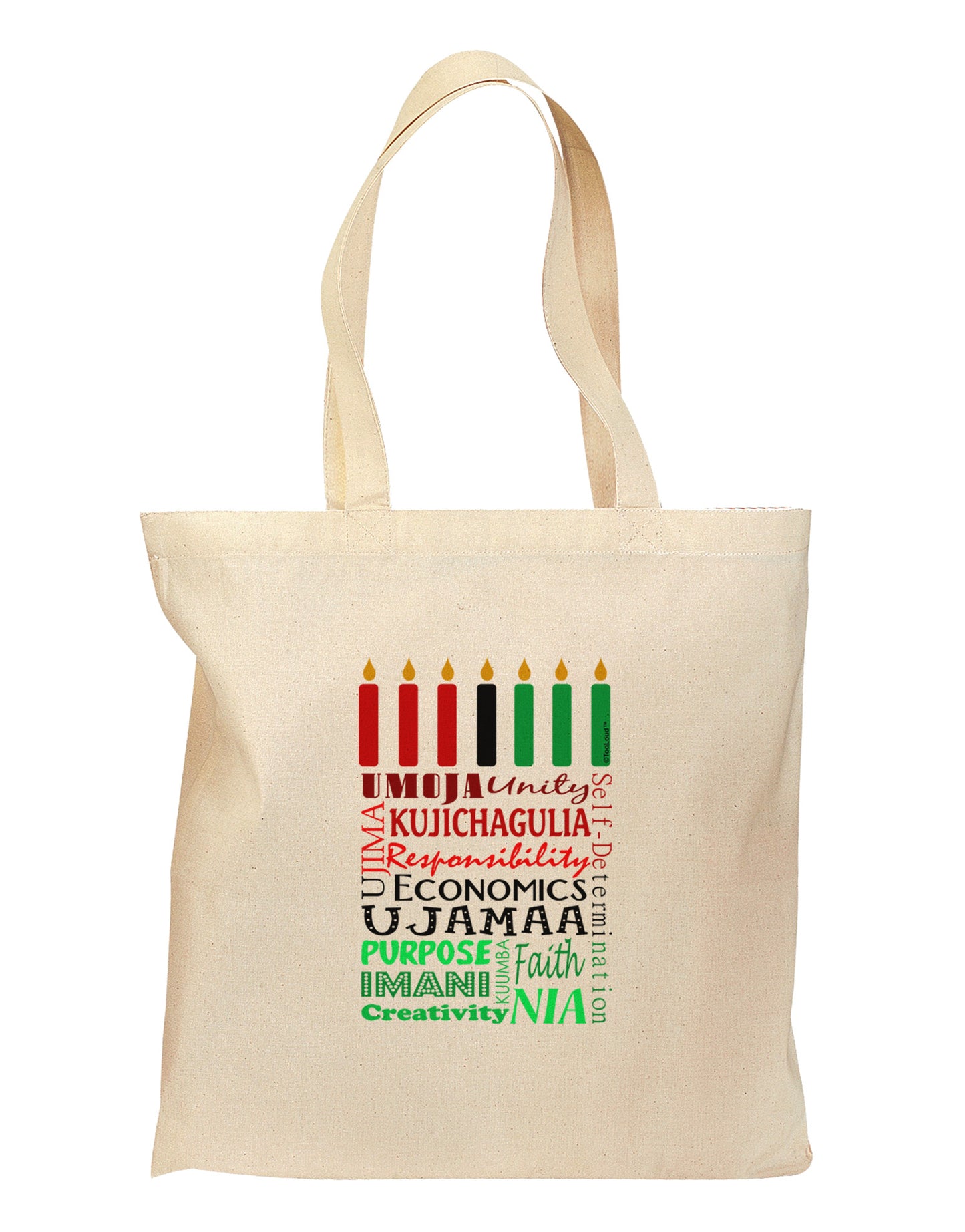 7 Principles Box Grocery Tote Bag-Grocery Tote-TooLoud-Natural-Medium-Davson Sales