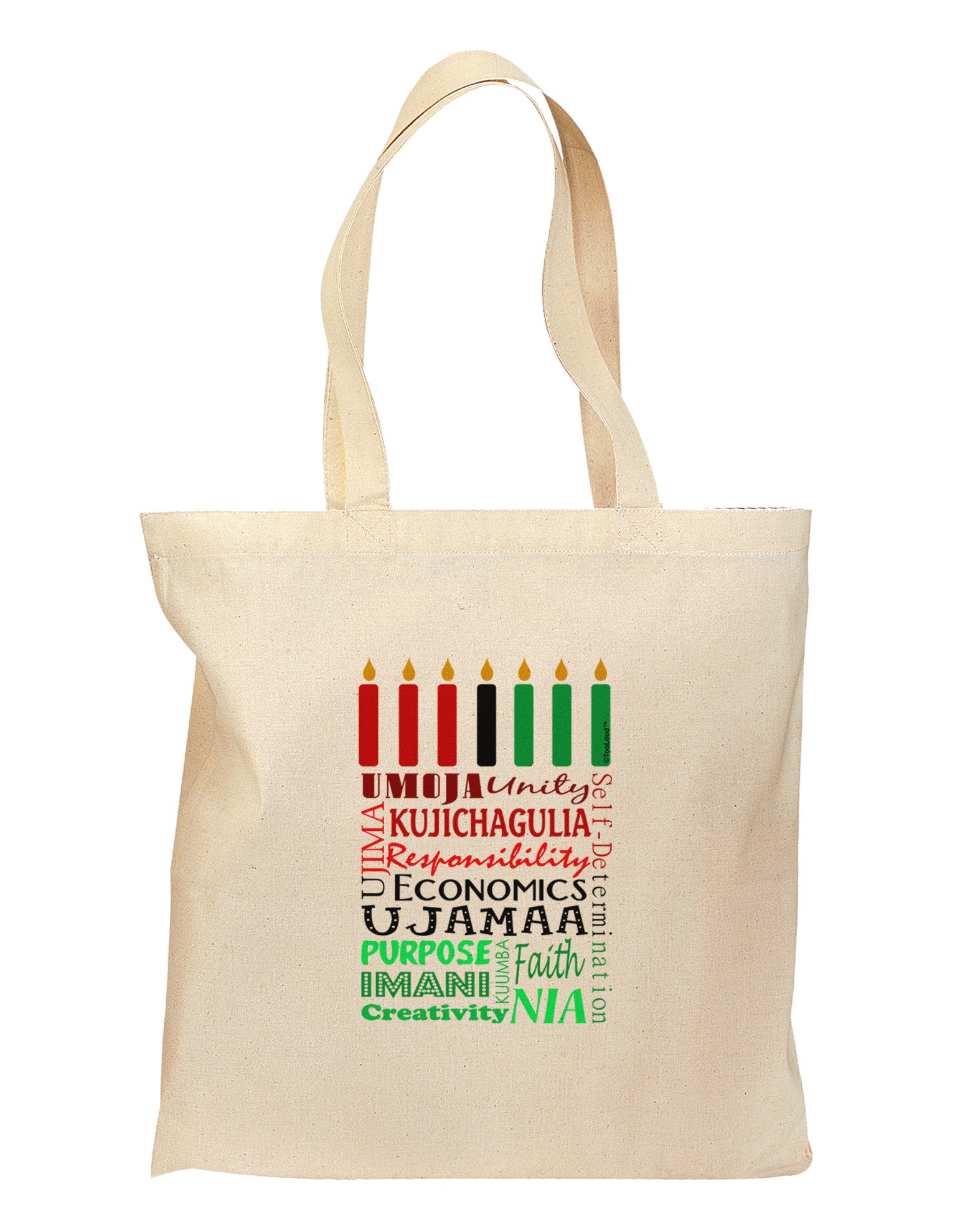 7 Principles Box Grocery Tote Bag-Grocery Tote-TooLoud-Natural-Medium-Davson Sales