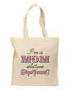 I'm a Mom - What's Your Superpower - Pink Grocery Tote Bag by TooLoud-Grocery Tote-TooLoud-Natural-Medium-Davson Sales