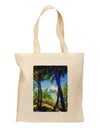 TooLoud Tropical Skyline Grocery Tote Bag-Grocery Tote-TooLoud-Natural-Medium-Davson Sales