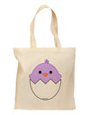 Cute Hatching Chick - Purple Grocery Tote Bag by TooLoud-Grocery Tote-TooLoud-Natural-Medium-Davson Sales