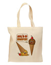 Suck It Up Buttercup Icecream Grocery Tote Bag-Grocery Tote-TooLoud-Natural-Medium-Davson Sales