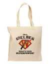 Welder - Superpower Grocery Tote Bag-Grocery Tote-TooLoud-Natural-Medium-Davson Sales