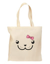 Kyu-T Face - Dewina Cute Girl Dugong Grocery Tote Bag-Grocery Tote-TooLoud-Natural-Medium-Davson Sales