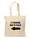 I Think He's Gay Left 15&#x22; Dark Laptop / Tablet Case Bag by TooLoud-Laptop / Tablet Case Bag-TooLoud-Natural-medium-Davson Sales