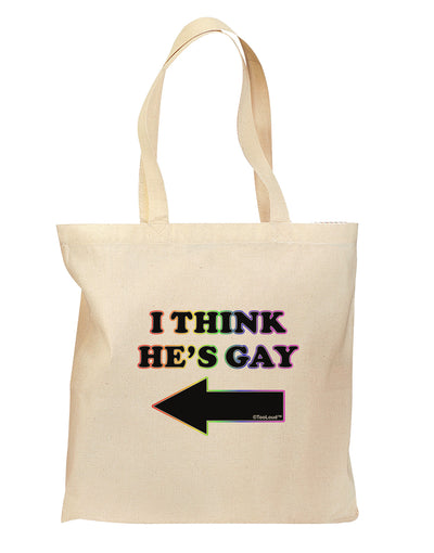 I Think He's Gay Left 15&#x22; Dark Laptop / Tablet Case Bag by TooLoud-Laptop / Tablet Case Bag-TooLoud-Natural-medium-Davson Sales