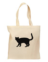 Cat Silhouette Design Grocery Tote Bag by TooLoud-Grocery Tote-TooLoud-Natural-Medium-Davson Sales