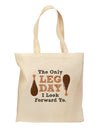 Leg Day - Turkey Leg Grocery Tote Bag-Grocery Tote-TooLoud-Natural-Medium-Davson Sales