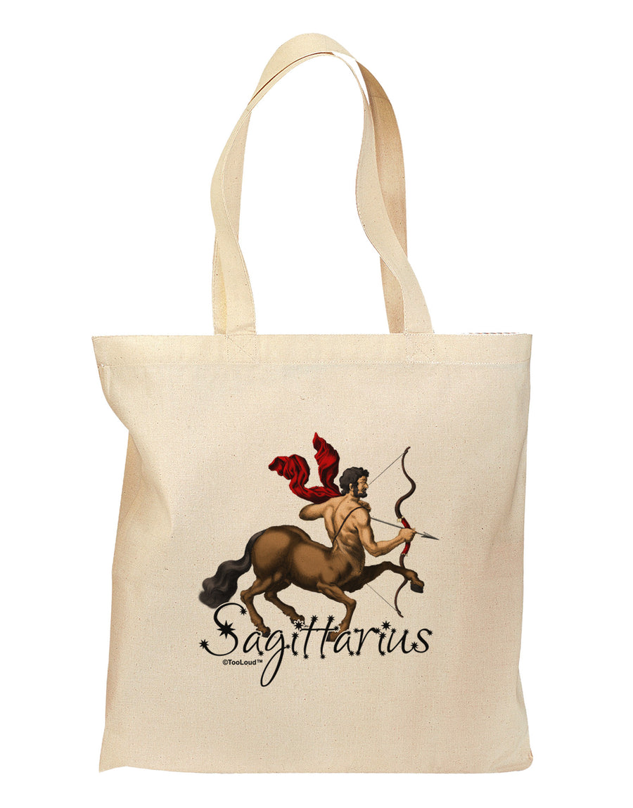 Sagittarius Color Illustration Grocery Tote Bag-Grocery Tote-TooLoud-Natural-Medium-Davson Sales