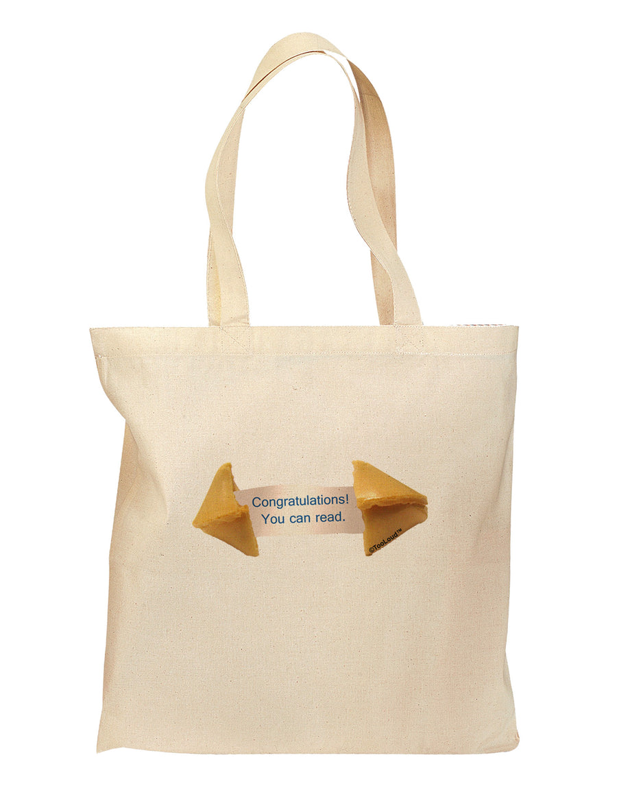 Sarcastic Fortune Cookie Grocery Tote Bag-Grocery Tote-TooLoud-Natural-Medium-Davson Sales