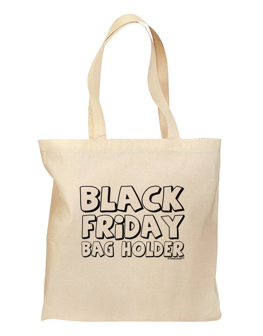 Black Friday Bag Holder Grocery Tote Bag-Grocery Tote-TooLoud-Natural-Medium-Davson Sales