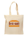 Byte Size Grocery Tote Bag-Grocery Tote-TooLoud-Natural-Medium-Davson Sales