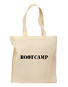 Bootcamp Military Text Grocery Tote Bag-Grocery Tote-TooLoud-Natural-Medium-Davson Sales