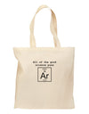 All of the Good Science Puns Argon Grocery Tote Bag-Grocery Tote-TooLoud-Natural-Medium-Davson Sales