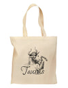 Taurus Illustration Grocery Tote Bag-Grocery Tote-TooLoud-Natural-Medium-Davson Sales